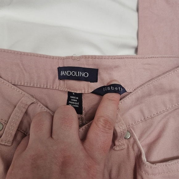 Bandolino Lisbeth Pink Skinny Pants! - Picture 3 of 7